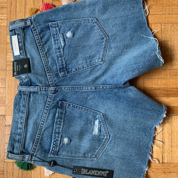 Blank NYC high rise denim shorts size 26 - Picture 7 of 7